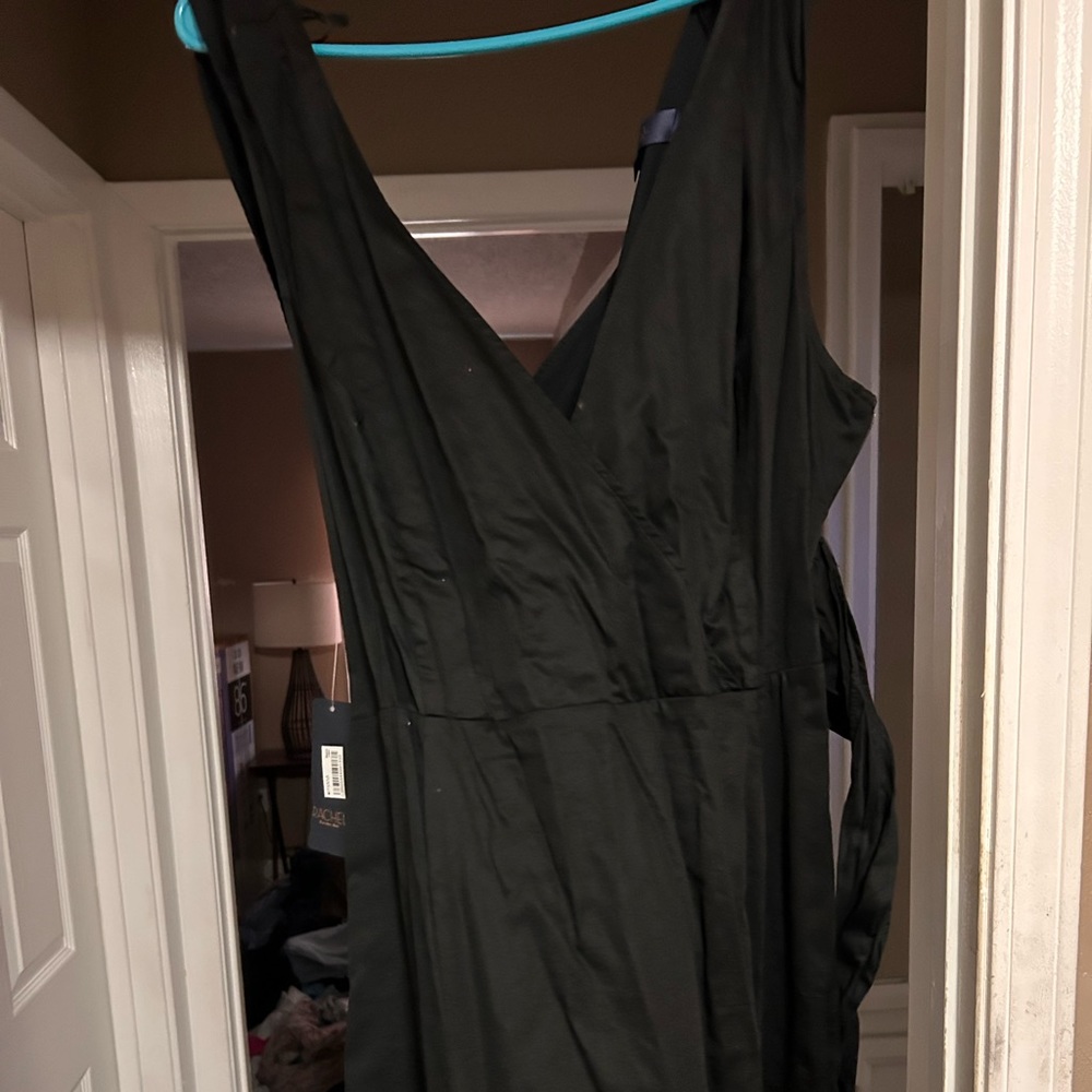 Black wrap dress new with tags